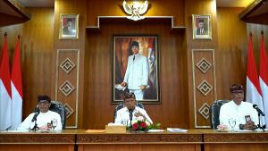 Gubernur Bali bersama Direksi PT Jamkrida Bali Mandara (P)